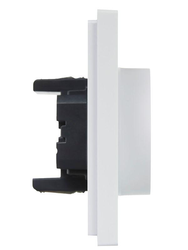  Розетка 2-м СП FORTE&PIANO FP224 16А с заземл. без защ. шторок безвинт. крепл. бел. IEK FP-R21-16-1-K01 фото в каталоге от BTSprom.by