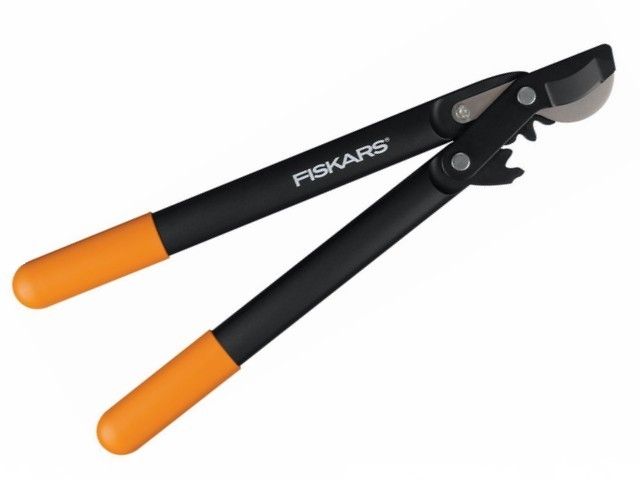 сучкорез плоскостной l70 fiskars powergear с загнутыми лезвиями малый 1002104 от BTSprom.by