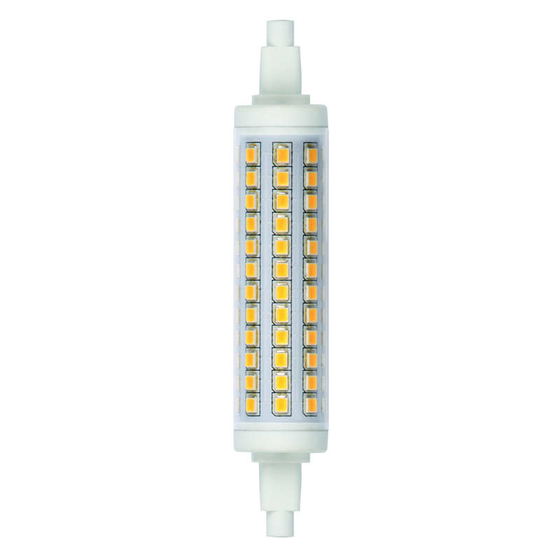 лампа светодиодная led-j118-12w/ww/r7s/cl plz06wh прозр. теплый бел. свет картон тм uniel ul-00001555 от BTSprom.by