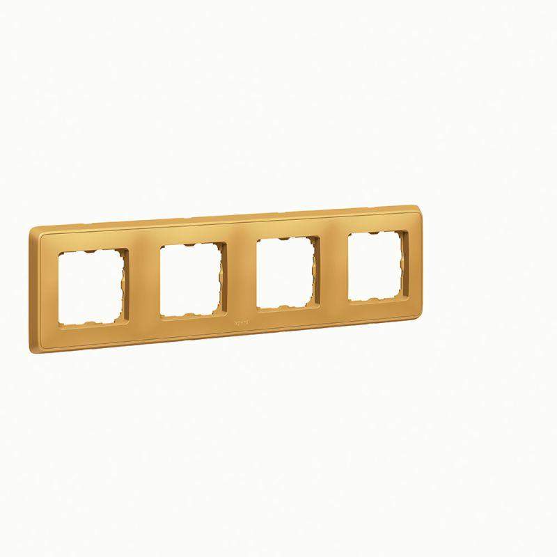 рамка 4-м cariva матов. зол. (diy-упак.) leg 695993 от BTSprom.by