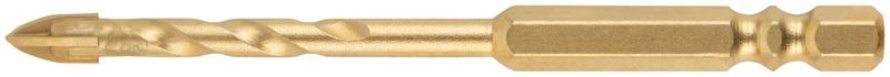 сверло универсальное 5х90мм 4 режущие кромки шестигранный u-хвостовик под биту покрытие титан. fit 35164 от BTSprom.by