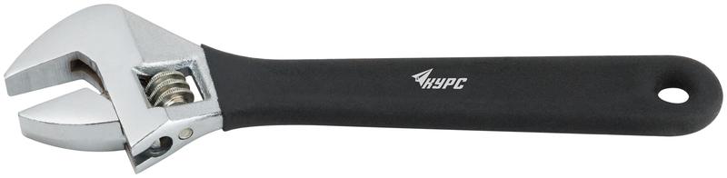  Ключ разводной 200мм (25мм) антискользящее покрытие рукоятки КУРС 70107 фото в каталоге от BTSprom.by