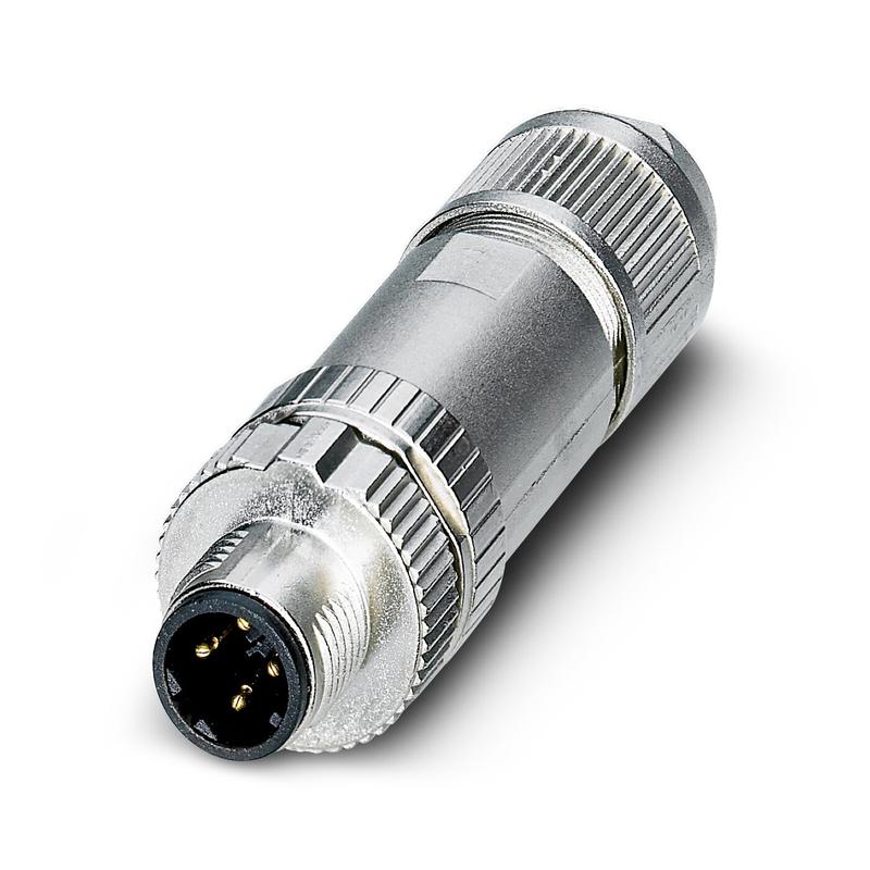 соединители для передачи данных штекерные sacc-m12msd-4pl sh pn phoenix contact 1424682 от BTSprom.by