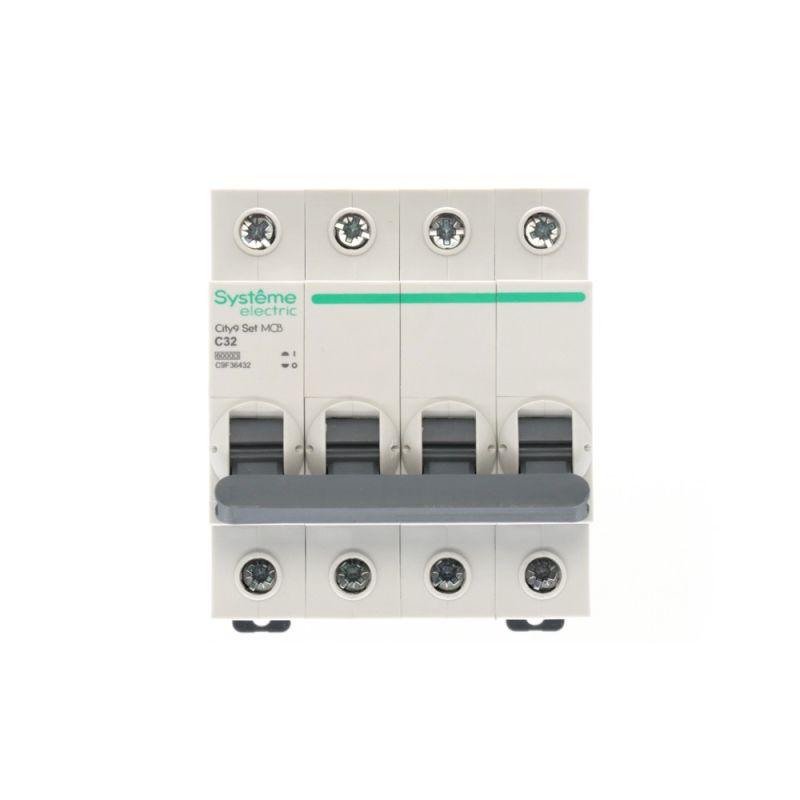  Выключатель автоматический 4п City9 Set (АВ) С 32А 6кА 400В SE C9F36432 фото в каталоге от BTSprom.by
