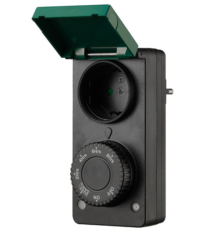 розетка с таймером (с датчиком освещенности) в защитном корпусе ip 44 2300вт/10а 230в tm29 feron 51434 от BTSprom.by