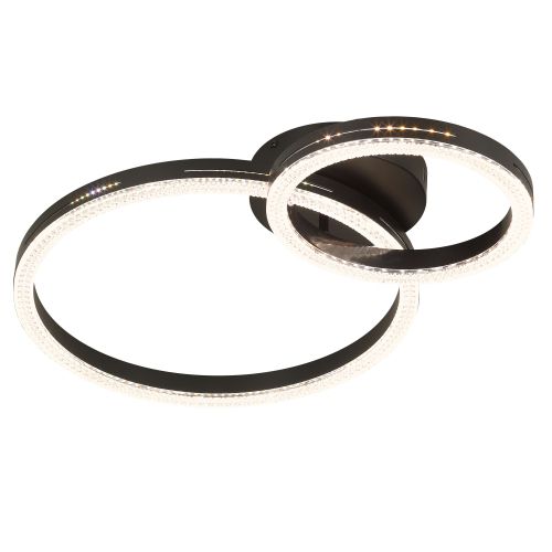 светильник светодиодный модерн bloom cll-1-78w 3k-6k rc bk 78вт 3000-6000к с ду черн. эра б0069753 от BTSprom.by