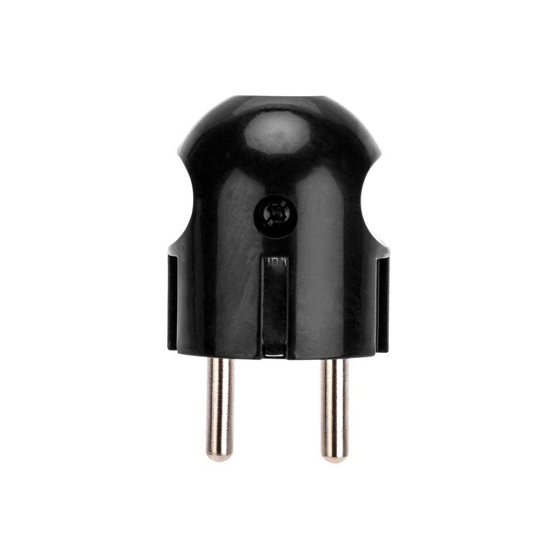  Вилка Евро прямая с з/к 16А черн. Rexant 11-8950 фото в каталоге от BTSprom.by