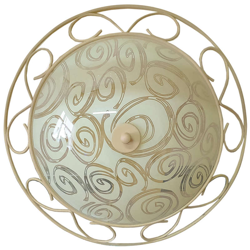 светильник нпб 01-2х60-118 "фурия" 300 60вт e27 ip20 матов. шампань/корпус "орнамент" беж. (инд. упак.) элетех 1005205858 от BTSprom.by