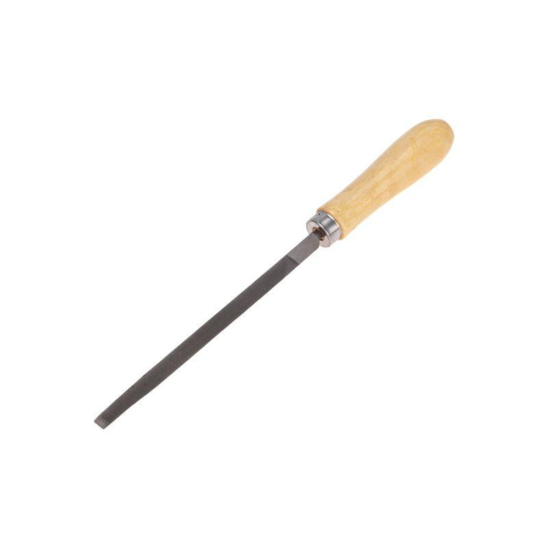 напильник треугольный 150мм деревянная ручка kranz kr-12-4121 от BTSprom.by