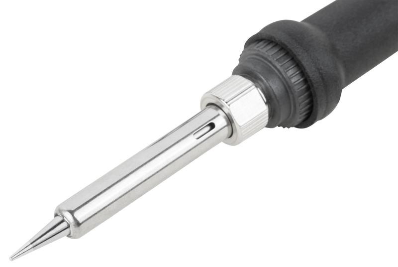  Паяльник 220В с регулировкой температуры керамический нагревательный элемент 60Вт FIT 60497 фото в каталоге от BTSprom.by