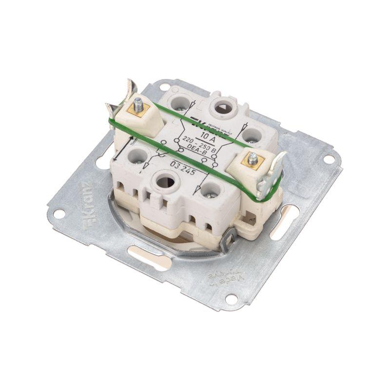  Переключатель перекрестный 1-кл. СП DEA 10А механизм беж. Kranz KR-78-0238 фото в каталоге от BTSprom.by