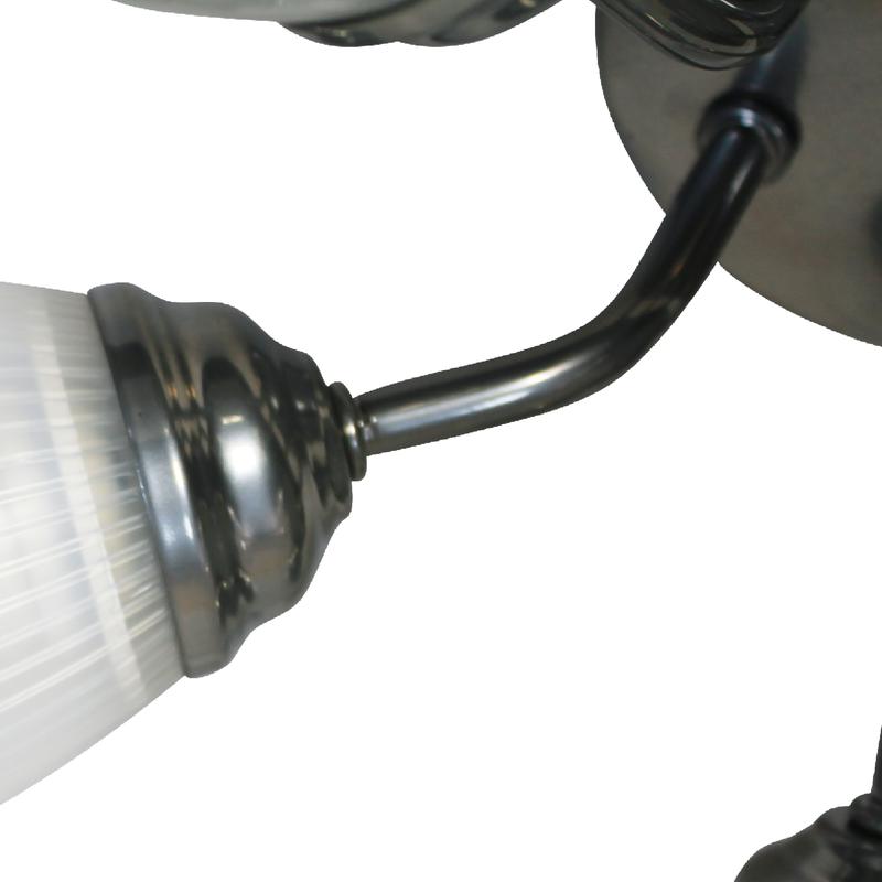  Светильник "Бона" 151 (плафон П0476) НПБ 01-5х60-130 Е27 ИУ хром Элетех 1005404417 фото в каталоге от BTSprom.by