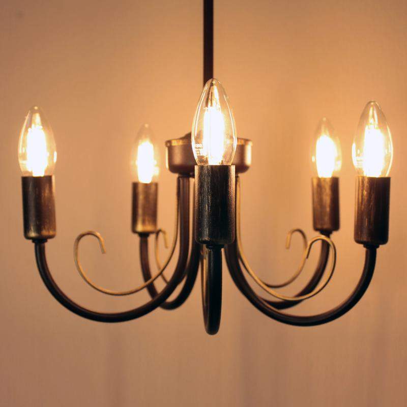  Светильник НСБ 01-5х60-121 "Рустика" 251 кор./зол. Е14 (инд. упак.) Элетех 1005404143 фото в каталоге от BTSprom.by