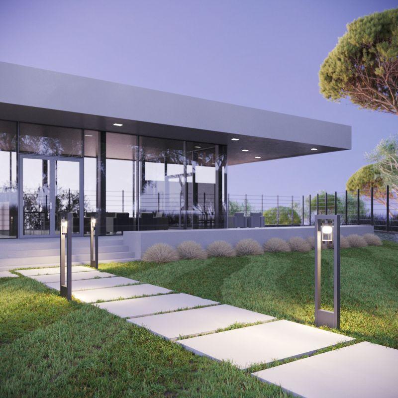  Светильник Clio 1х60Вт E27 IP54 170-240В 142х142х80мм НТУ столб садово-парковый GAUSS GD020 фото в каталоге от BTSprom.by