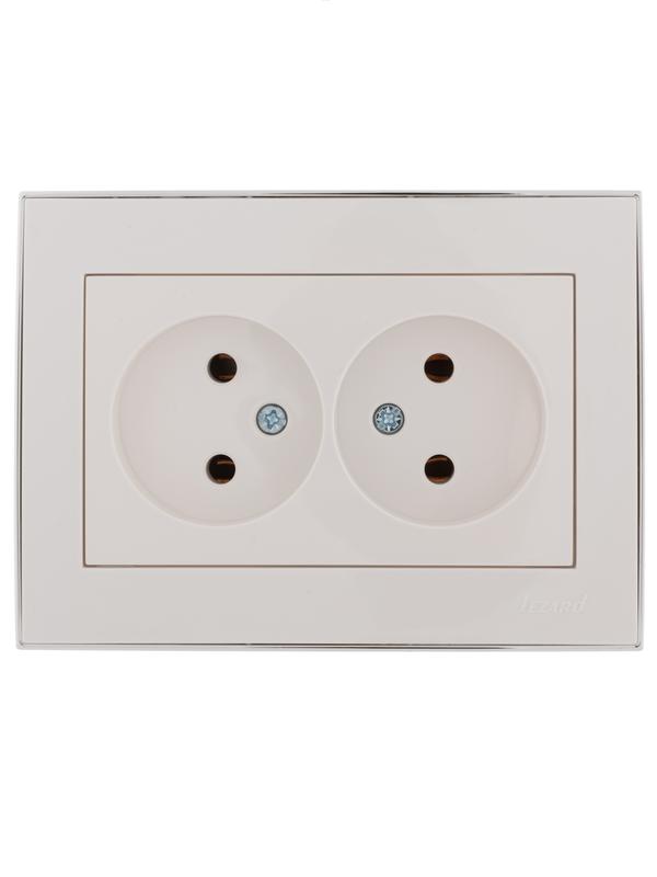 розетка 2-м сп rain 16а ip20 без заземл. с хром. боковой вставкой керамика бел. lezard 703-0225-128 от BTSprom.by розетка 2-м сп rain 16а ip20 без заземл. с хром. боковой вставкой керамика бел. lezard 703-0225-128 от BTSprom.by