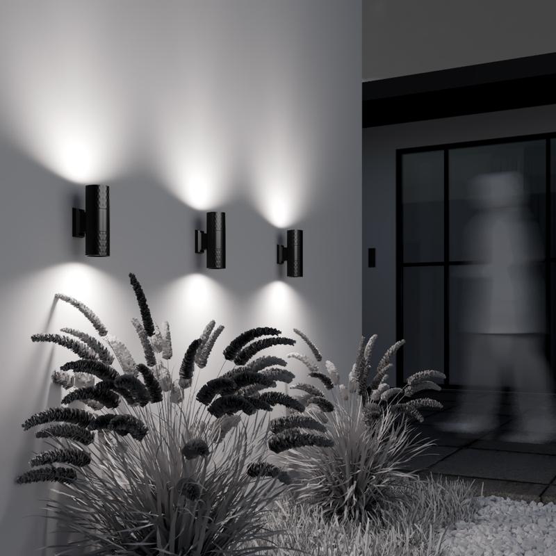  Светильник Bowery 2х50Вт GU10 IP54 бра настен. Maytoni O583WL-02B фото в каталоге от BTSprom.by