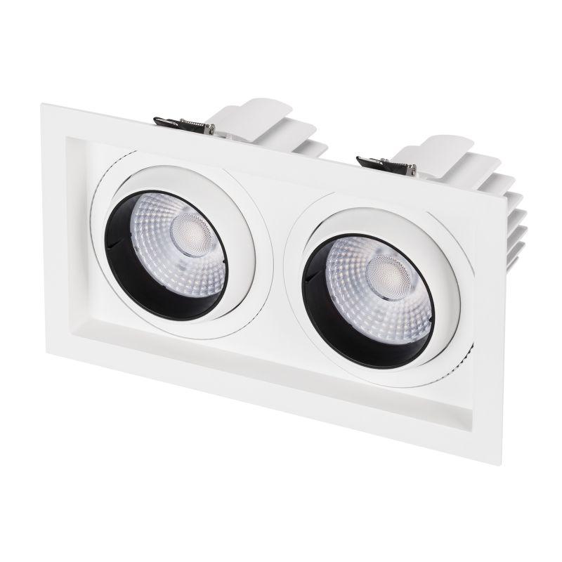 светильник ms-vortex-built-s250x140-2x30w day4000 wh-wh 50 deg 230в 2х30вт 4000к ip20 метал. arlight 042370 от BTSprom.by