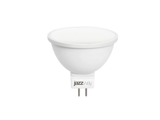 лампа светодиодная jcdr 9 вт gu5.3 5000к pled power jazzway (60 вт аналог лампы накал., 720лм, нейтральный белый свет) 2859785a от BTSprom.by