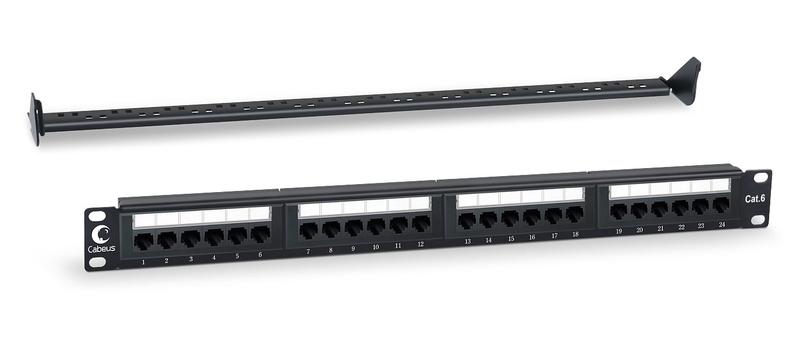 патч-панель 19дюйм 1u 24 порта pl-24-cat.6-dual cabeus 7128c от BTSprom.by