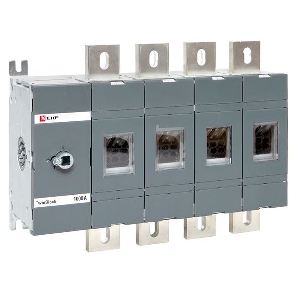 рубильник 4п 1000а без рукоятки управления twinblock ekf tb-s-1000-4p от BTSprom.by