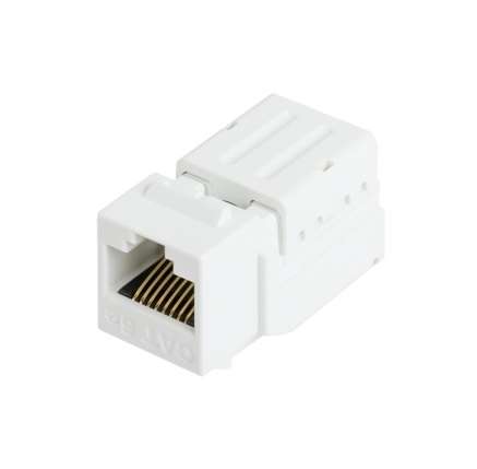 модуль-вставка keystone кат.6 (класс e) 250мгц rj45/8p8c ft-tool/110/krone t568a/b неэкран. бел. nikomax nmc-kjue2-ft-wt от BTSprom.by