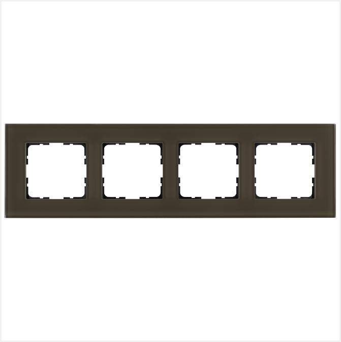 рамка 4-м g-glass стекло каперсовый jasmart g1004gt от BTSprom.by