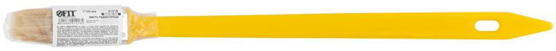  Кисть радиаторная натуральная светлая щетина желт. пластиковая ручка 1дюйм (25мм) FIT 01218 фото в каталоге от BTSprom.by