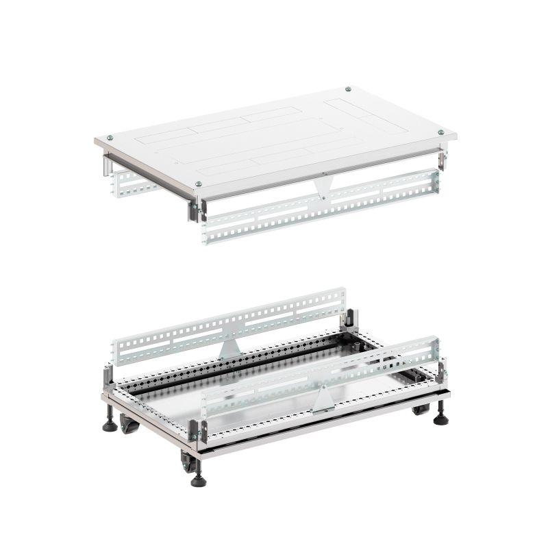 крыша основание преперфорированные it-cqe 600х1200 ral7035 dkc rgit612f от BTSprom.by