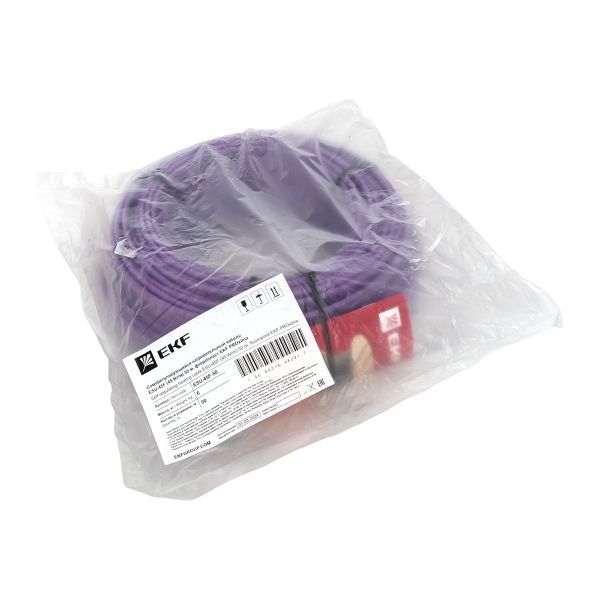  Кабель нагревательный саморег. ESU-45F 45Вт/м фторопласт (уп.50м) EKF ESU-45F-50 фото в каталоге от BTSprom.by