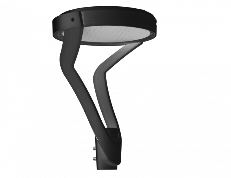 светильник светодиодный germes park 80/11000 шк 80вт 3000к ip66 11000лм 0.95pf 70ra kп<1 black diora dgp80shk-3k-b от BTSprom.by