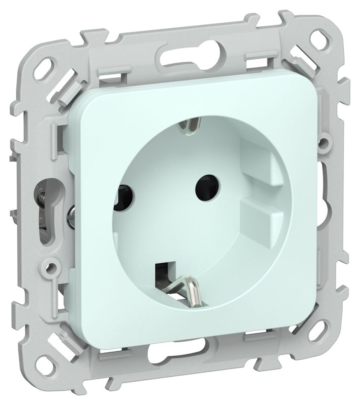 розетка сп flite рсш11-0-флхл 16а с заземл. с защ. шторками механизм холод. лед iek fi-r14-16-k94 от BTSprom.by