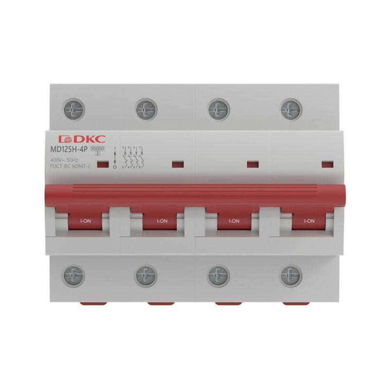  Выключатель автоматический модульный max типа MD125H 10кА 4п B 50А YON MD125H-4PB50 фото в каталоге от BTSprom.by