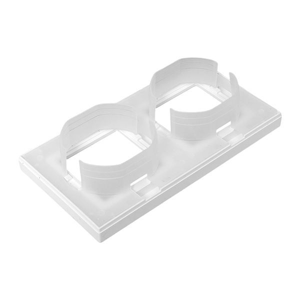  Рамка 2-м Эпика IP44 пластик бел. EKF UP1-FPW-02-44 фото в каталоге от BTSprom.by