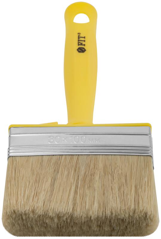  Макловица натуральная светлая щетина пластиковый корпус полая ручка "мини" 30х100мм FIT 01642 фото в каталоге от BTSprom.by