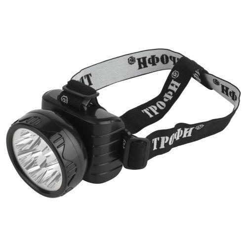 фонарь аккумуляторный налобный tg9 9led аккум. 4в 0.9а.ч зу 220в (картон. упак.) трофи c0045557 от BTSprom.by