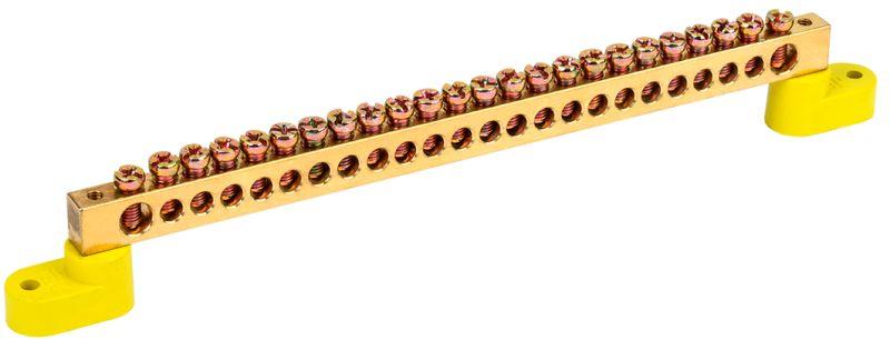 шина pe "земля" шни 8х12-24-у2-ж на двух. угловых изол. iek ynn10-812-24c2-k05 от BTSprom.by