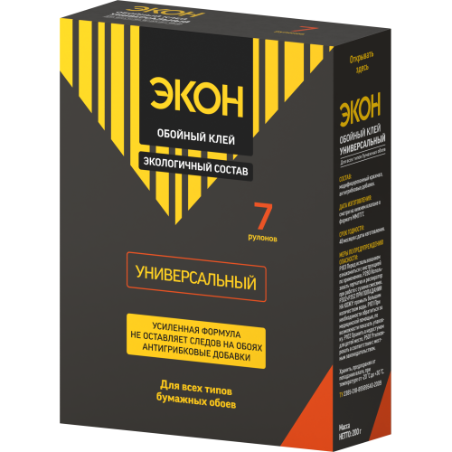 клей обойный экон универсальный 200г момент c0042976 от BTSprom.by