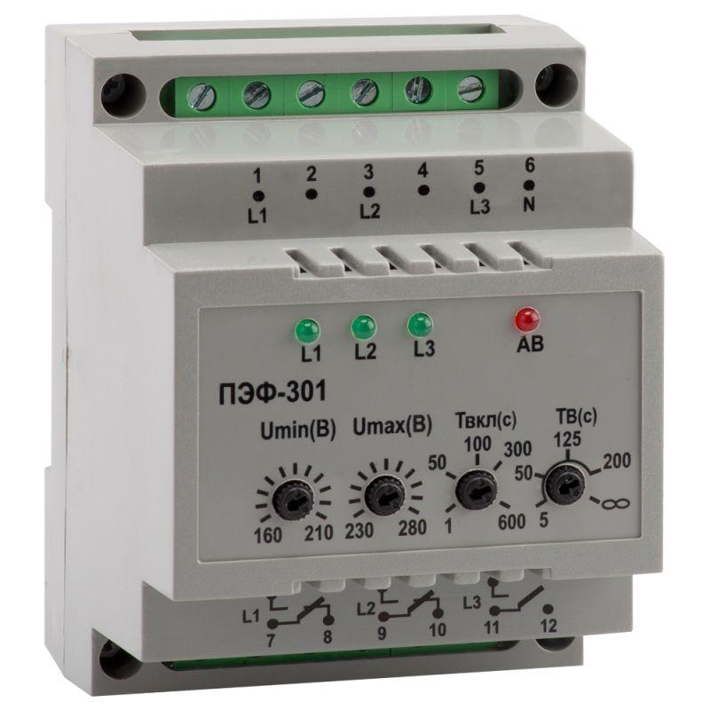 реле выбора фаз optidin пэф 301 ухл3.1 кэаз 114066 от BTSprom.by