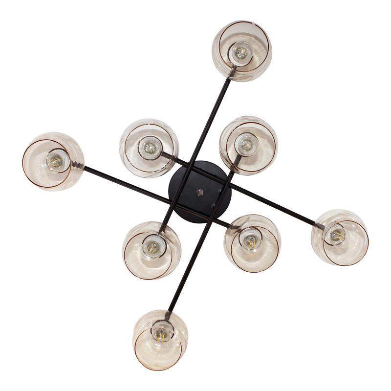  Светильник 11271В-4/8 (Плафон 8268) НПБ 01-8х60-109 Е27 ИУ черн. Элетех 1005404861 фото в каталоге от BTSprom.by