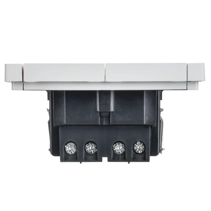  Выключатель перекрестный 2-кл. СП FORTE&PIANO 10А FP209 бел. IEK FP-V23-0-10-1-K01 фото в каталоге от BTSprom.by