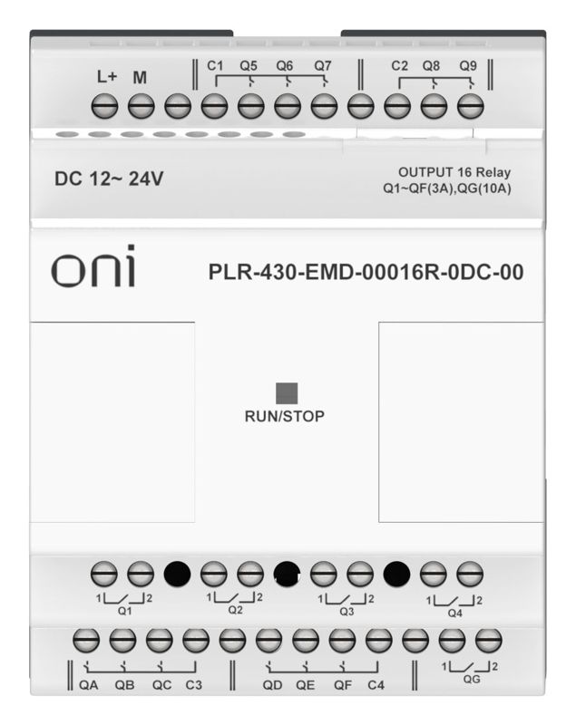  Модуль расширения входов выходов ПЛК 430 16 RO 24В DC ONI PLR-430-EMD-00016R-0DC-00 фото в каталоге от BTSprom.by