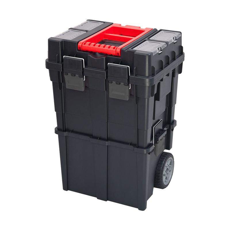 ящик для инструментов на колесах 2х-модульный 45х35х65см wheelbox hd compact logic patrol 146166 от BTSprom.by