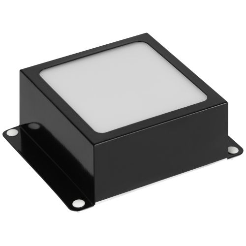 светильник светодиодный грильято домино spo-651-3-4k-b8 8вт 4000к ip40 720лм 84х84мм; в ячейки 100х100мм черн. эра б0070919 от BTSprom.by