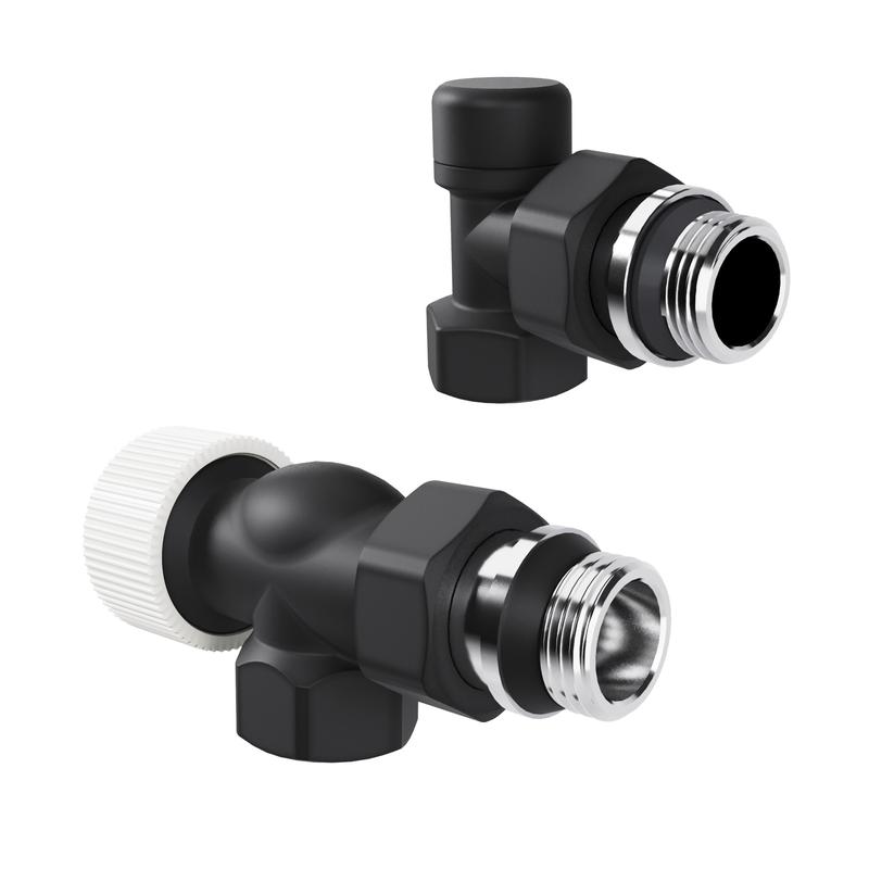 набор термостатический осевой design 1/2дюйм м30х1.5 черн. royal thermo нс-1640375 от BTSprom.by