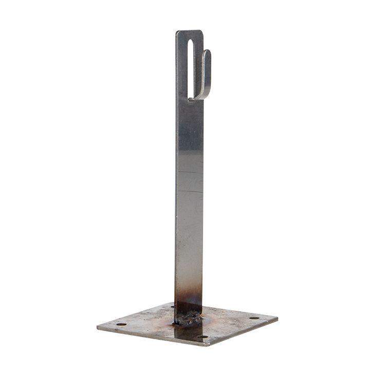 держатель кровельный с подставкой h150/120мм ni proxima ekf lp-d2105-ni от BTSprom.by