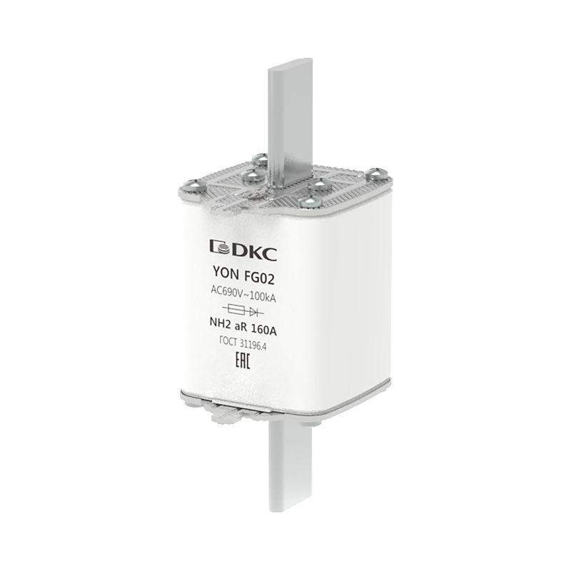 предохранитель yon ножевого типа fg2 160а 690в хар-ка ar dkc 1fg02-0160-690v-ar от BTSprom.by