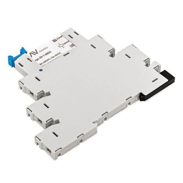  Реле промежуточное РП slim 23/1 6А 230В AC с розеткой в сборе EKF rps-23-1-60-rms230AC фото в каталоге от BTSprom.by