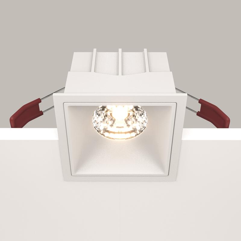  Светильник Alfa LED 1х15Вт 3000К 36град. Dim Triac встраив. Maytoni DL043-01-15W3K-D-SQ-W фото в каталоге от BTSprom.by
