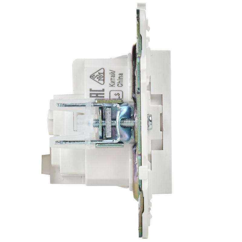  Розетка SKANDY 16А с заземл. без защ. шторок SK-R05W арктич. бел. IEK SK-R11-16-K01 фото в каталоге от BTSprom.by