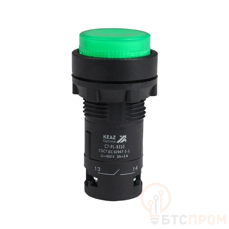 Кнопка с подсветкой OptiSignal Compact D22 С7-PL-M301 зел. 1НЗ 230В AC XB7NW33M2 КЭАЗ 362095 фото в каталоге от BTSprom.by  Кнопка с подсветкой OptiSignal Compact D22 С7-PL-M301 зел. 1НЗ 230В AC XB7NW33M2 КЭАЗ 362095 фото в каталоге от BTSprom.by
